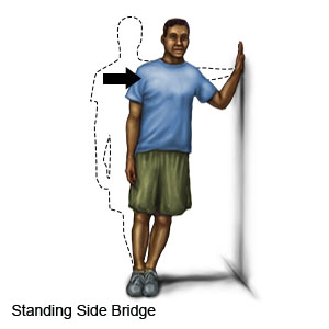 Standing Side Bridge