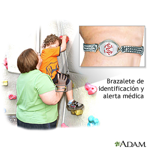 Brazalete de identificación de alerta médica